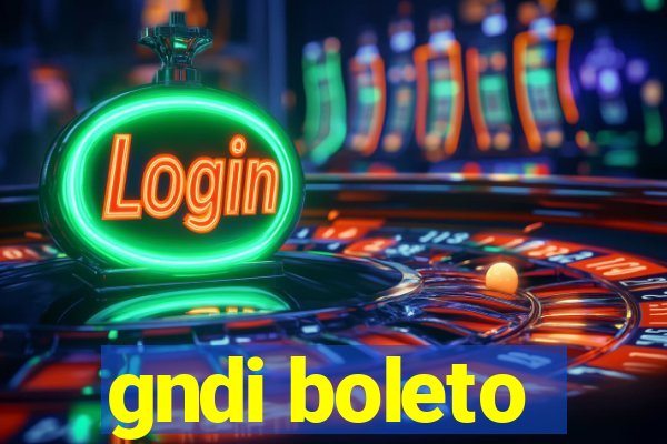 gndi boleto